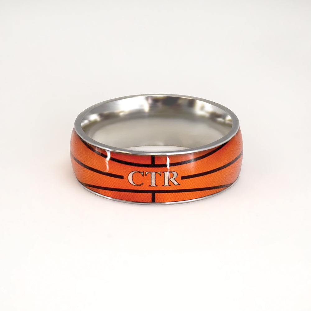 Basketball CTR Ring — LDS Honey