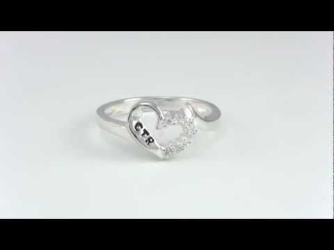 Sweetheart Sterling Silver CTR Ring