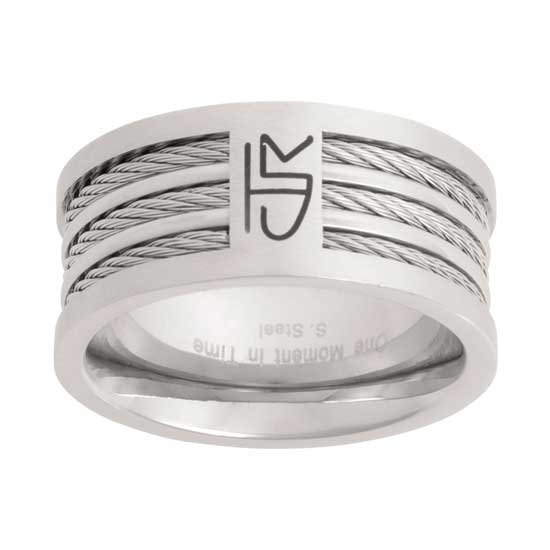 Lds Rings Triple Cable Stainless Steel CTR Ring — LDS Honey