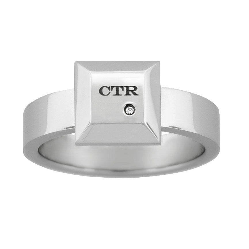 Iris Stainless Steel CTR Ring — LDS Honey