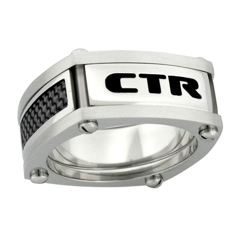 Formula 1 Stainless Steel w-Carbon Fiber CTR Ring — LDS Honey
