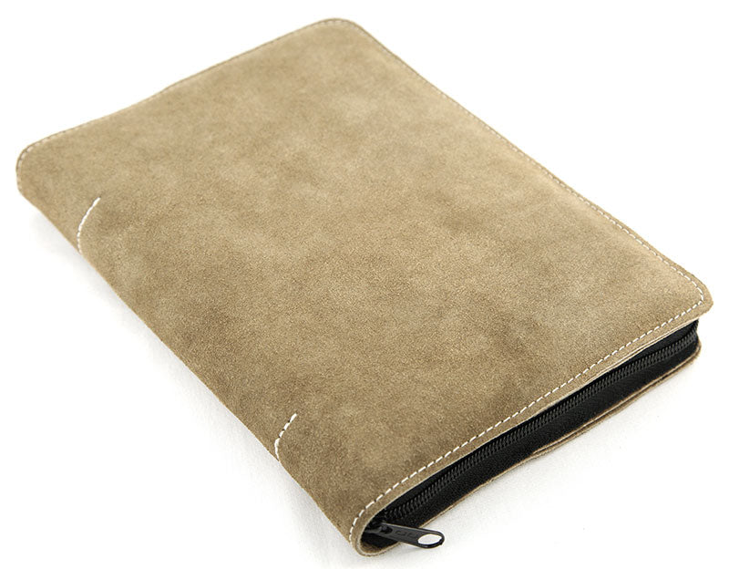 Cowhide Suede Compact LDS Hymn Book Cover
